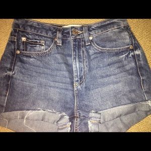 Denim shorts